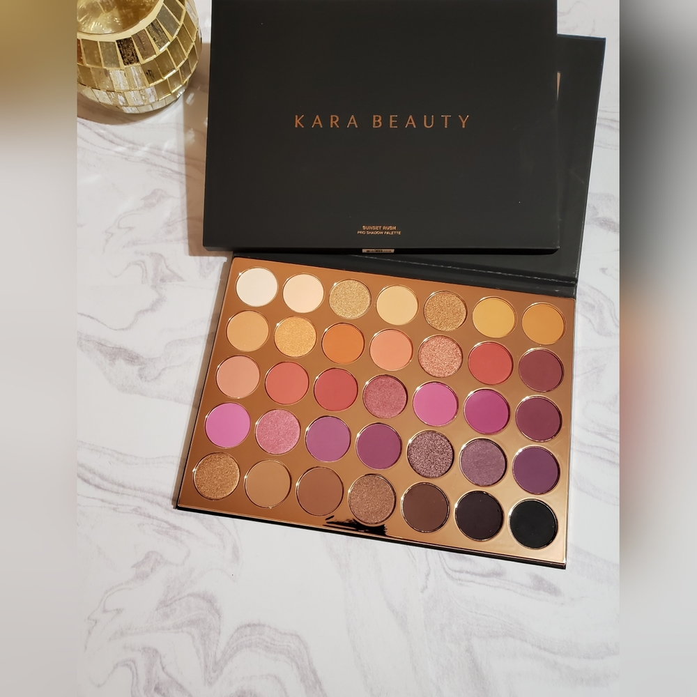 Kara Beauty Sunset Rush 35 Color Pro Shadow Palette